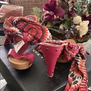 Red and Black Women's Bag